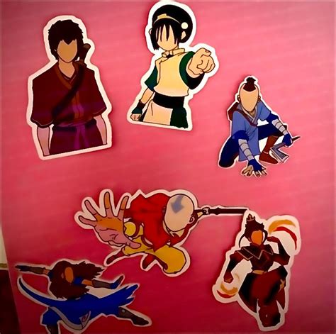 Avatar The Last Airbender Stickers Etsy