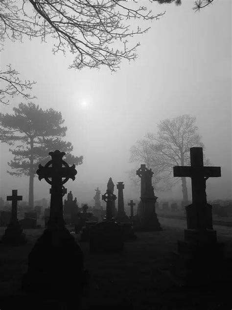 Gloomy Cemetery Dark Fantasy Art Dark Art Old Cemeteries Graveyards