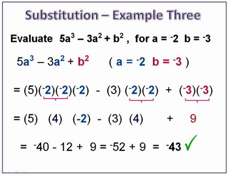 Algebra Powers Substitution Passys World Of Mathematics