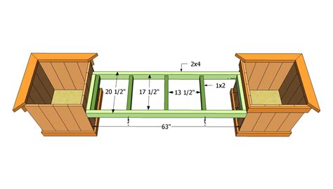 Just think about all those gorgeous summer days spent outside, relaxing. Planter Bench Plans | Free Outdoor Plans - DIY Shed, Wooden Playhouse, Bbq, Woodworking Projects