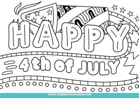 3 Free Printable 4th Of July Coloring Pages Freebie Finding Mom