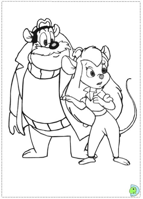 More fairytales & stories coloring pages. Chip and Dale Coloring pages- DinoKids.org