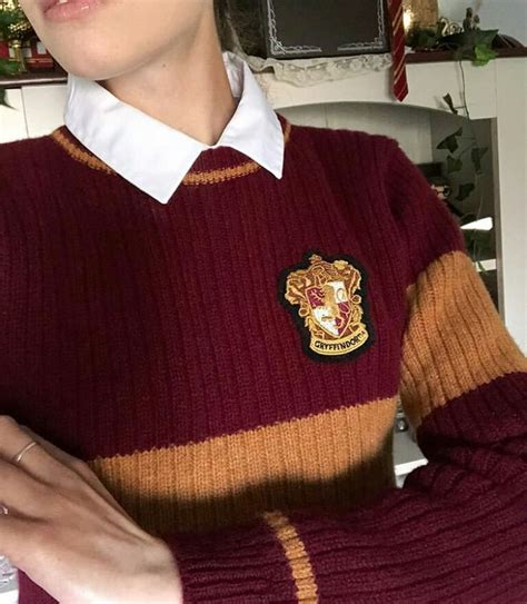 Gryffindor Quidditch Sweater Harry Potter Outfits Gryffindor Outfit