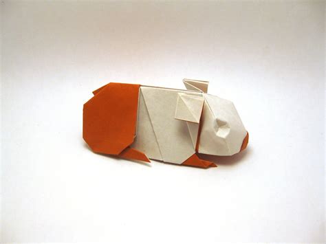 Origami Guinea Pig Designed And Folded By Mindaugas Cesnav