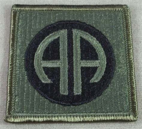 Us Army 82nd Airborne Division Subdued Merrowed Edge Patch Usgi Nos