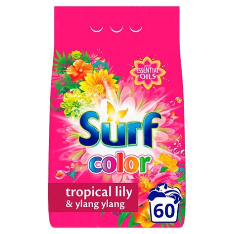 Surf Tropical Lily And Ylang Ylang Powder Detergent 60 Washes 39 Kg