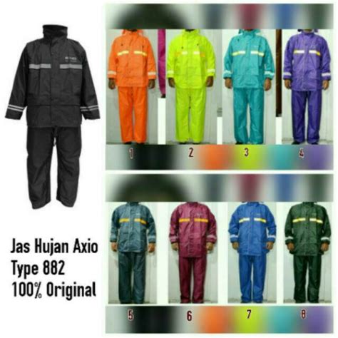 Jual Jas Hujan AXIO Europe Original Ukuran S  Shopee Indonesia