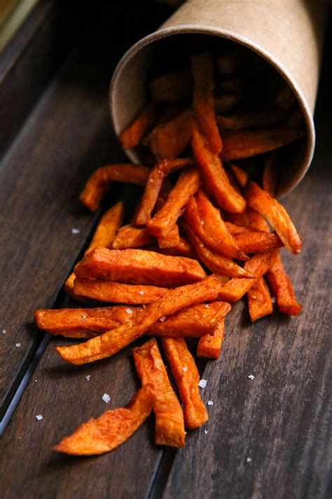 Recette frite patate douce friteuse frites de patate douce Mcascidos