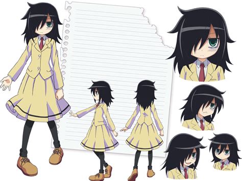 Watamote ~ Kuroki Cute Anime Character Anime Anime Characters
