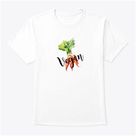 Vegetarian Animal Welfare Gift White T-Shirt A great design and gift