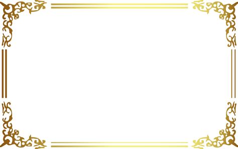 Golden Photo Frame Png Hd - Images | Amashusho