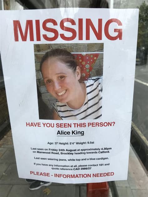 missing person south east r london