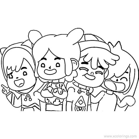 Toca Life World Coloring Pages