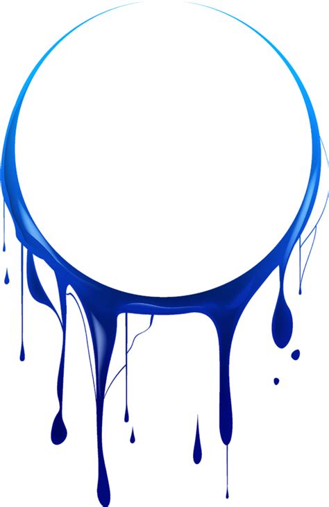 Mq Blue Circle Circles Paint Splash Circle Paint Drip Png Clipart