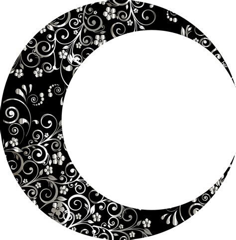Moon Clipart Black And White Moon Black And White Transparent Free For