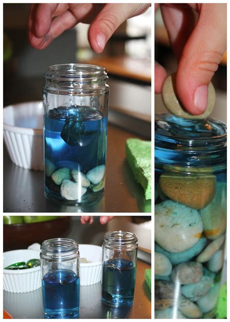 Combine oil and water for an experiment and a decorative display. Kitchen Science Experiments for Kids