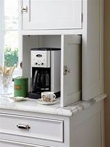 Kitchen cabinets in garage kitchen garage door no counter clutter. Custom Touches for Small Kitchens | Appliance garage, The ...