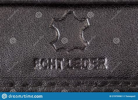 Echt Leder Genuine Leather Purse Wallet Product Symbol Extreme