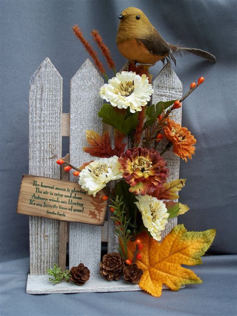 Let your gift items shine in a better place. SALE Autumn Wall Decor, Small Fence, Fall Decor | Fall wall decor, Fall decor, Fall crafts