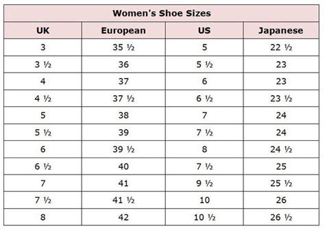 Convert Mens Uk Shoe Size To Women S Vonnie Whiting