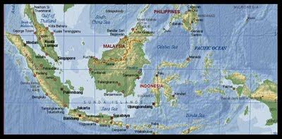 Peta wilayah negara republik indonesia. Catatan Sekolah Dasar: Letak Astronomis dan Geografis ...