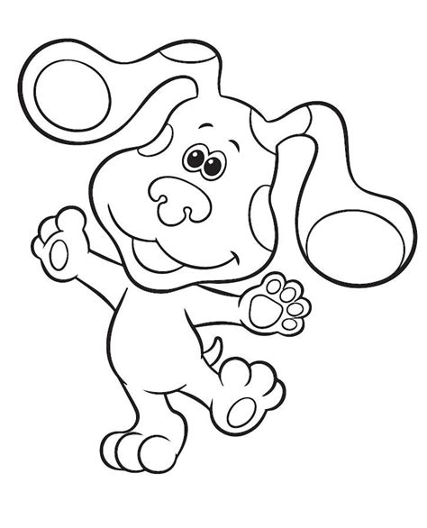 blues clues house coloring pages