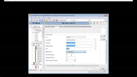 Avaya Ip Office 500v2 Sip Trunk Configuration On Sipus Youtube