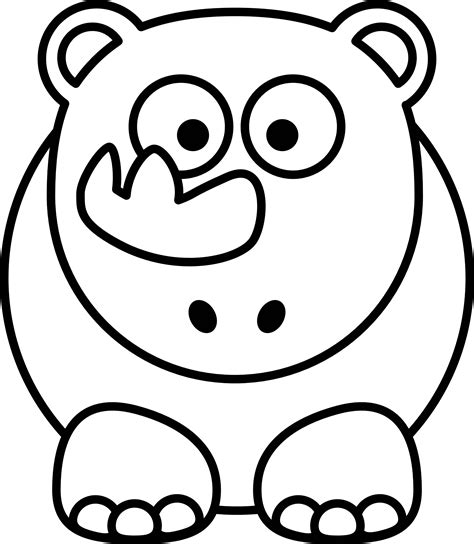 Zoo Animals Clipart Black And White | Free download on ClipArtMag