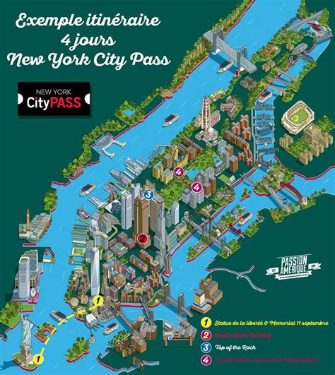While new york has a plethora to see, choices for ways. Travel infographic - Itinéraire New York City Pass ...