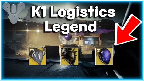 K1 Logistics Lost Sector Warlock Legend Destiny 2 Youtube