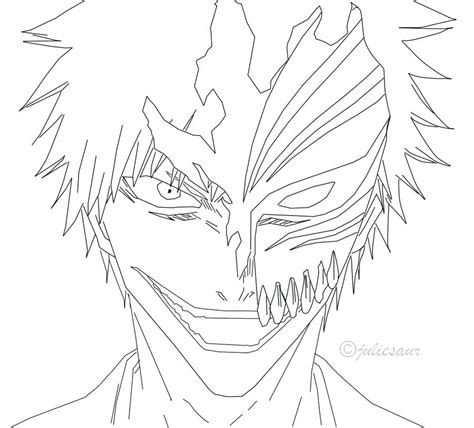 Bleach Ichigo Coloring Pages At Free Printable