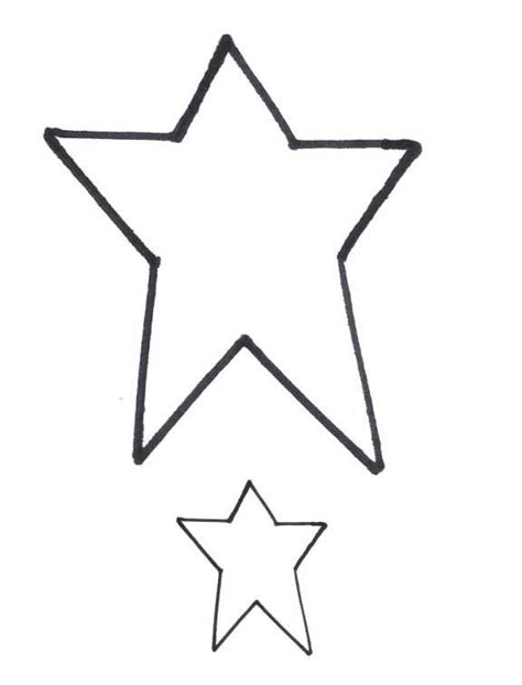 Blank Star Template Clipart Best