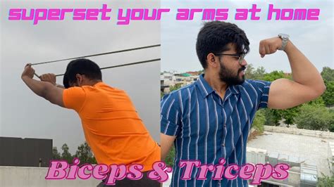 2 Supersets For Arms Workout At Home 💪🏻 Is 2021 Cousin Of 2020 😩 Youtube