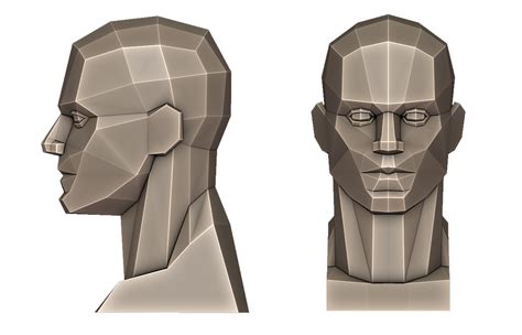 WIP Loomis Planes Study Bust Polycount