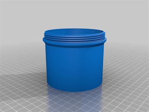 Customizable Round Box With Threaded Lid Stl File For 3d Etsy