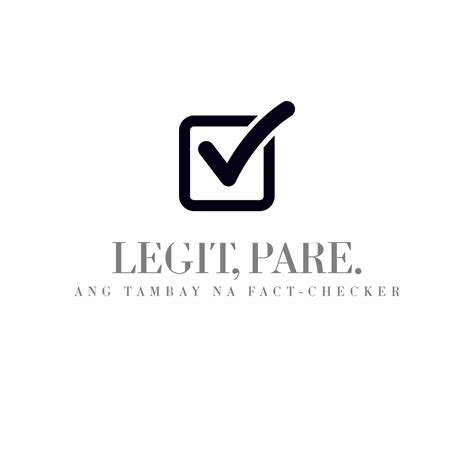 LEGIT, PARE.