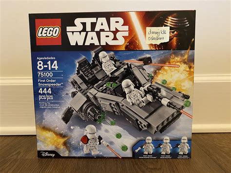 Nm 50 Spots 1 Lego Star Wars First Order Snowspeeder 75100 R