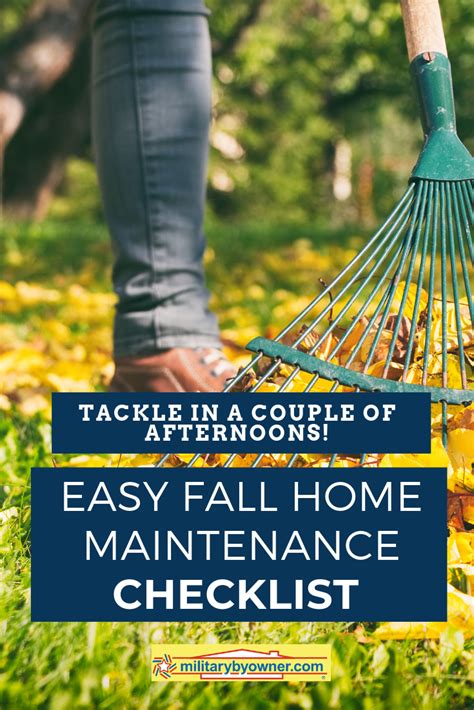 Tackle This Easy Fall Home Maintenance Checklist Over A Couple Of