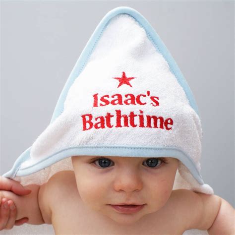 Personalised Baby Hooded Towel Hooded Baby Towel Personalized Baby