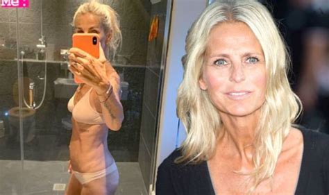 Ulrika Jonsson Poses In Just Flesh Underwear After Hitting Back At Nude Shoot Backlash