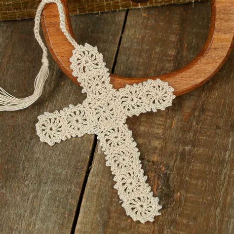 Materials needed if you have trouble printing this page and would like us to send you a printed copy send a #10 sase to: Ecru Crocheted Cross Bookmarks - Spring and Easter - Holiday Crafts