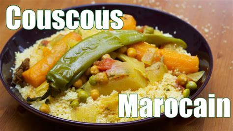 Recette pour le couscous marocaine. Couscous Marocain - YouTube