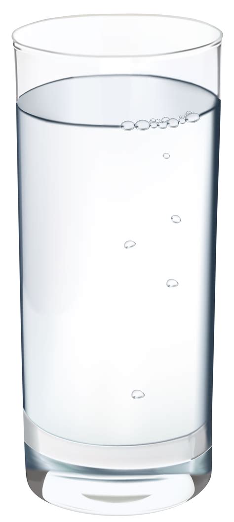 Glass Water Clip Art Glass Of Water Png Vector Clipart