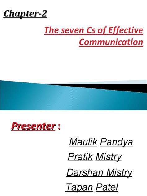 chapter 2 7 c s of effective communication pdf sentence linguistics communication