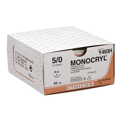 Monocryl Plus Suture 2 0 26mm 12c 70cm Box Of 36 Dms