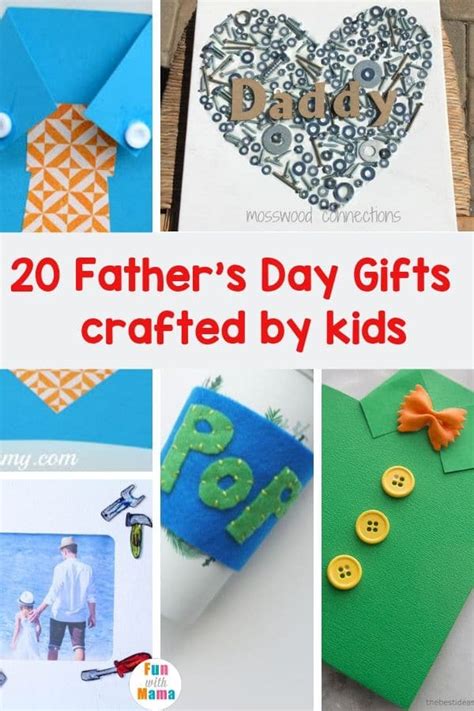 Fathers day gifts from baby to dad. Homemade Father's Day Gifts from Kids - Fun with Mama
