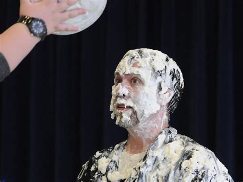 Crabbe Principal Gets Face Full Of Whipped Cream News