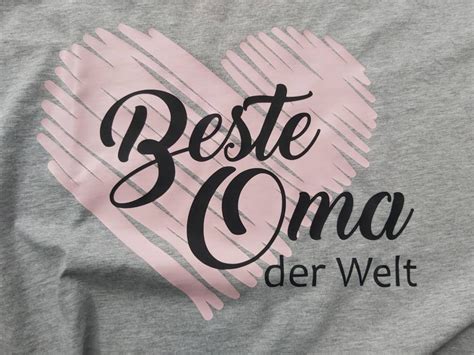 oma statement shirt beste oma der welt aufdruck etsy