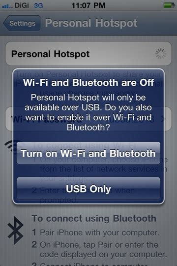 Personal Hotspot Made On Iphone