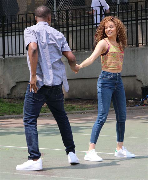 Chu, stephanie beatriz, melissa barrera, leslie grace y jimmy smits, de izquierda a derecha, llegan a una función de 'in the heights' durante el festival internacional de cine latino de. Leslie Grace on the set of In The Heights-34 | GotCeleb